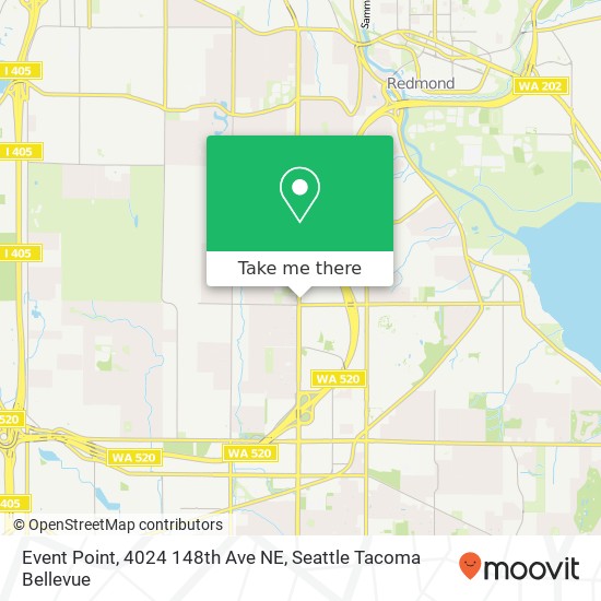 Mapa de Event Point, 4024 148th Ave NE