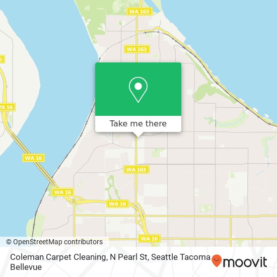 Mapa de Coleman Carpet Cleaning, N Pearl St