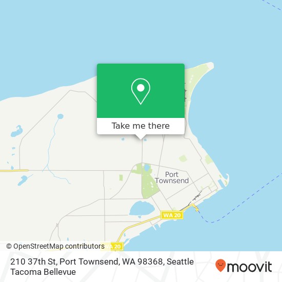 Mapa de 210 37th St, Port Townsend, WA 98368