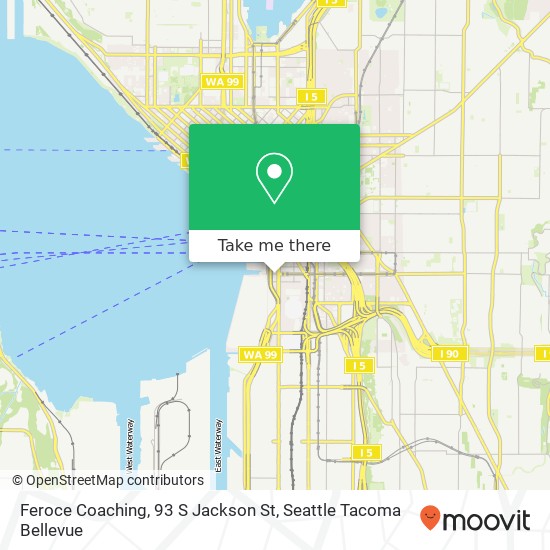 Mapa de Feroce Coaching, 93 S Jackson St