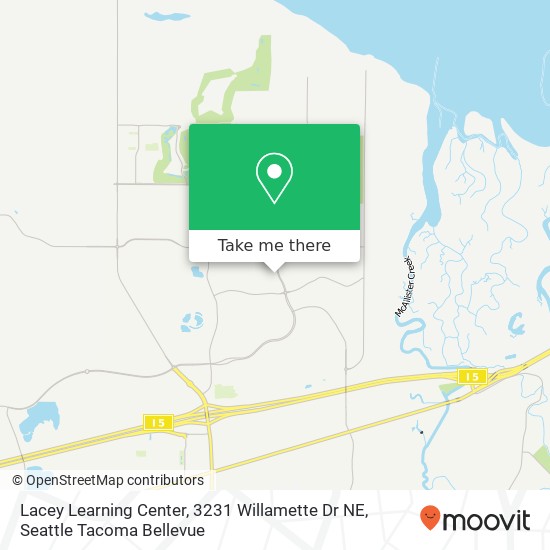 Lacey Learning Center, 3231 Willamette Dr NE map