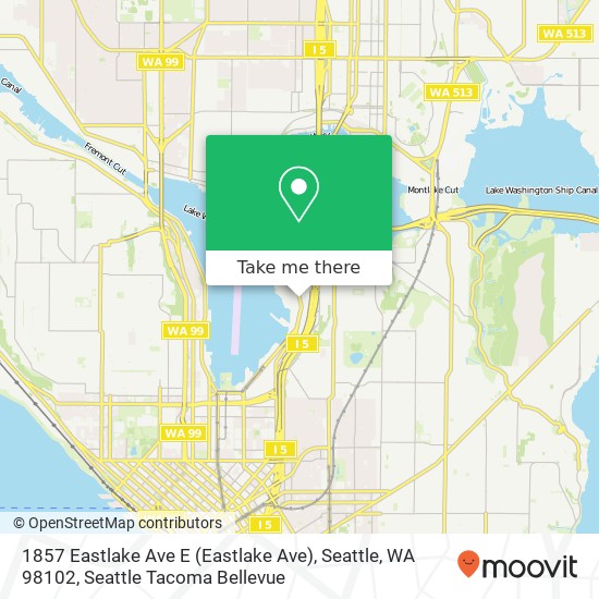 1857 Eastlake Ave E (Eastlake Ave), Seattle, WA 98102 map