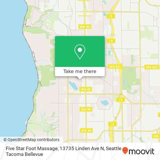 Five Star Foot Massage, 13735 Linden Ave N map