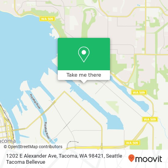 1202 E Alexander Ave, Tacoma, WA 98421 map