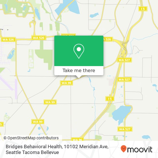 Bridges Behavioral Health, 10102 Meridian Ave map