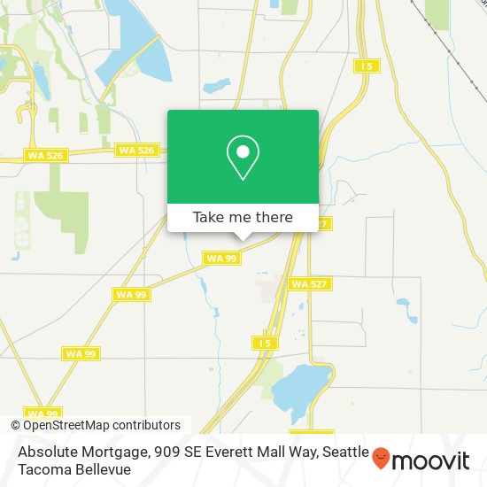 Mapa de Absolute Mortgage, 909 SE Everett Mall Way