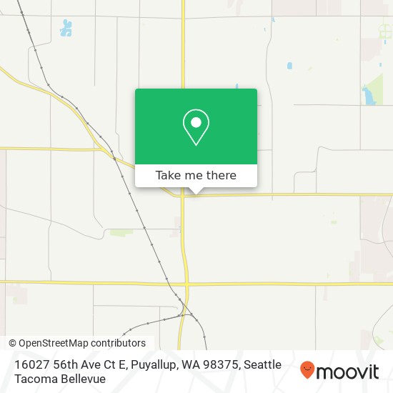 Mapa de 16027 56th Ave Ct E, Puyallup, WA 98375