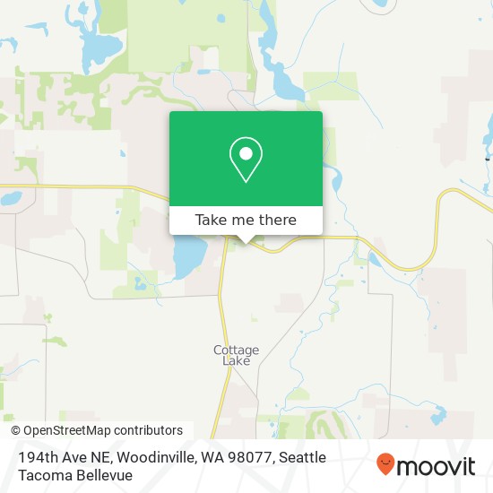 194th Ave NE, Woodinville, WA 98077 map