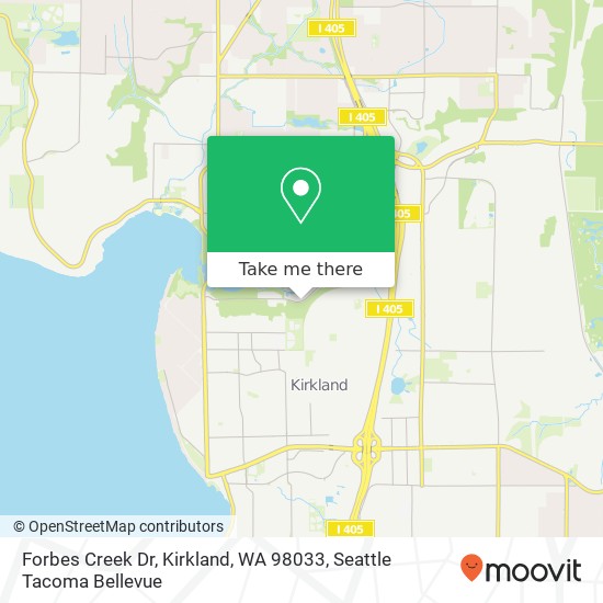 Forbes Creek Dr, Kirkland, WA 98033 map