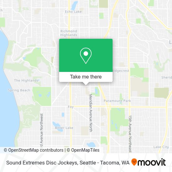 Sound Extremes Disc Jockeys map