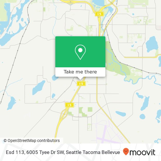 Esd 113, 6005 Tyee Dr SW map