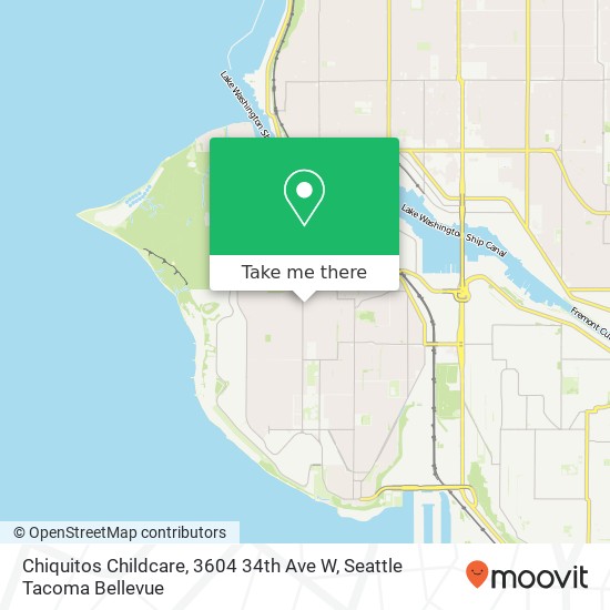 Chiquitos Childcare, 3604 34th Ave W map