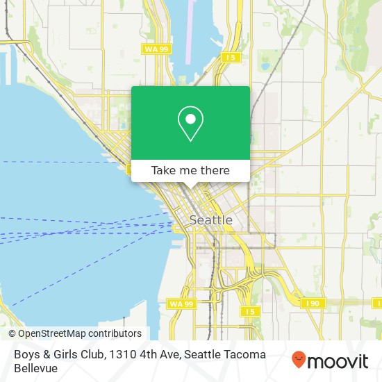 Mapa de Boys & Girls Club, 1310 4th Ave