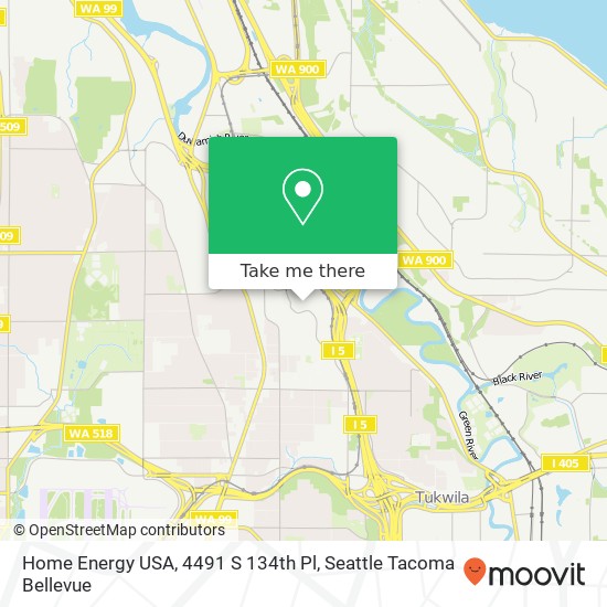 Mapa de Home Energy USA, 4491 S 134th Pl
