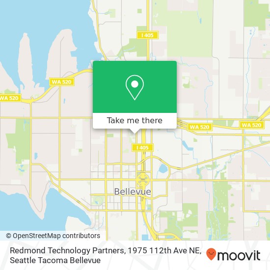 Mapa de Redmond Technology Partners, 1975 112th Ave NE