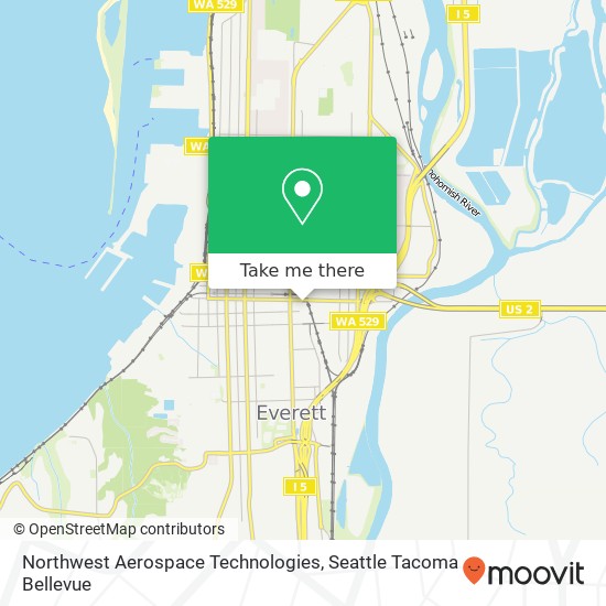 Northwest Aerospace Technologies map