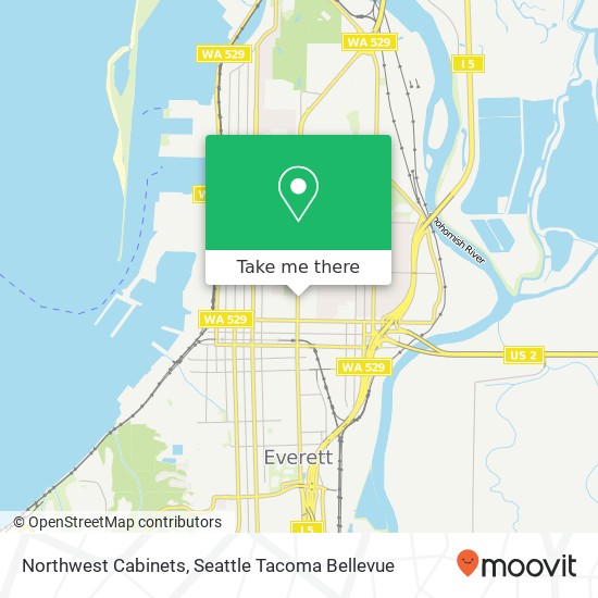 Northwest Cabinets map