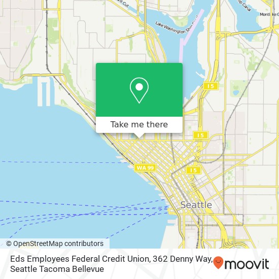 Eds Employees Federal Credit Union, 362 Denny Way map