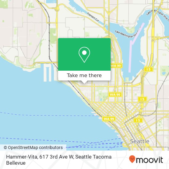 Mapa de Hammer-Vita, 617 3rd Ave W