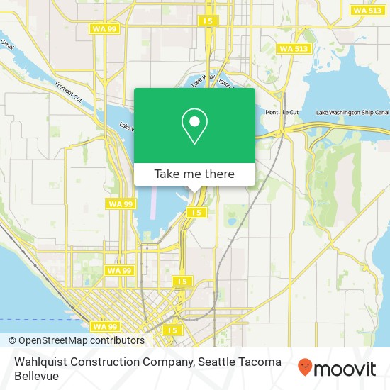 Wahlquist Construction Company map