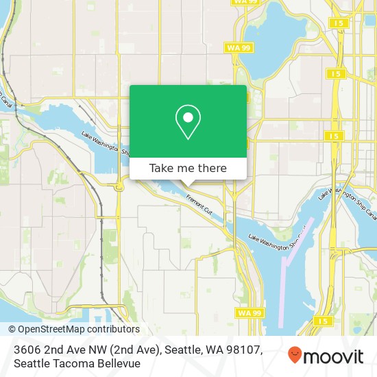 3606 2nd Ave NW (2nd Ave), Seattle, WA 98107 map