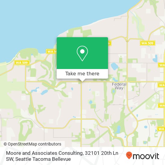 Mapa de Moore and Associates Consulting, 32101 20th Ln SW