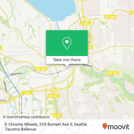 E-Chrome Wheels, 339 Burnett Ave S map