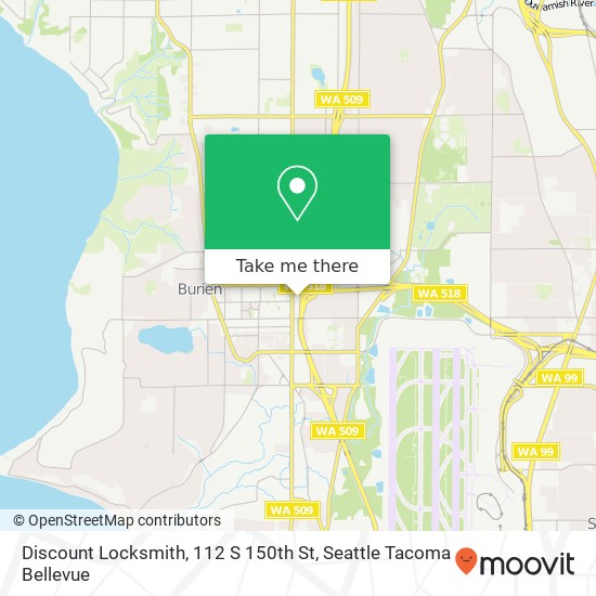 Mapa de Discount Locksmith, 112 S 150th St