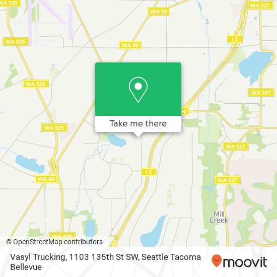 Vasyl Trucking, 1103 135th St SW map