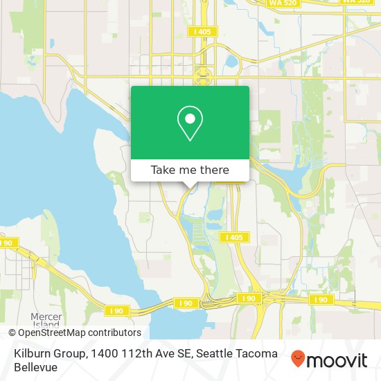Mapa de Kilburn Group, 1400 112th Ave SE