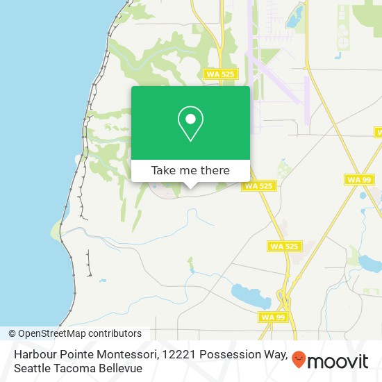 Harbour Pointe Montessori, 12221 Possession Way map