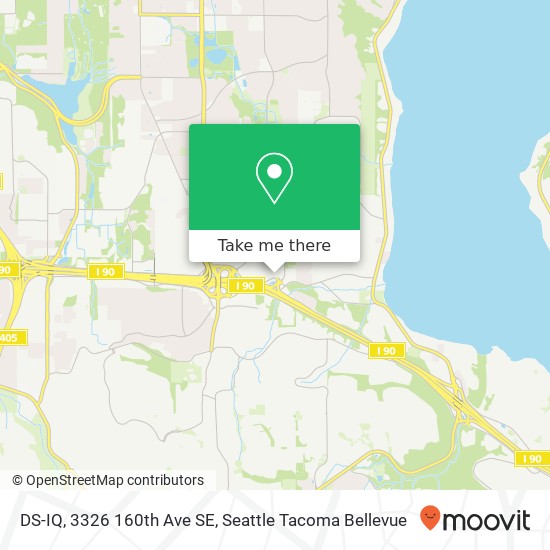 DS-IQ, 3326 160th Ave SE map