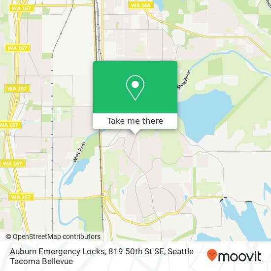 Mapa de Auburn Emergency Locks, 819 50th St SE