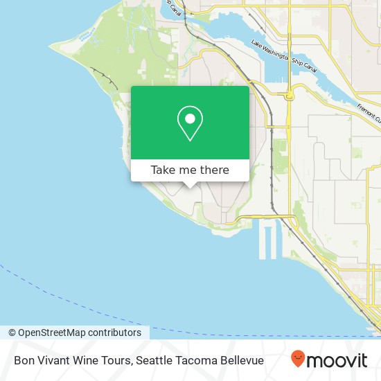 Mapa de Bon Vivant Wine Tours