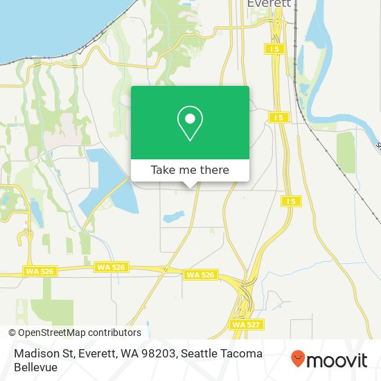 Madison St, Everett, WA 98203 map