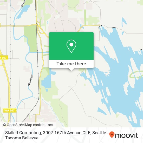 Mapa de Skilled Computing, 3007 167th Avenue Ct E