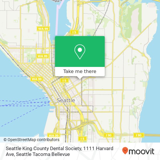 Seattle King County Dental Society, 1111 Harvard Ave map