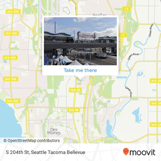 S 204th St, Seatac, WA 98198 map