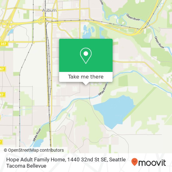 Mapa de Hope Adult Family Home, 1440 32nd St SE