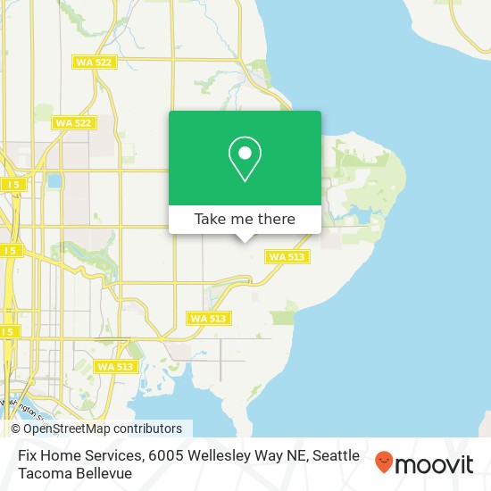 Fix Home Services, 6005 Wellesley Way NE map