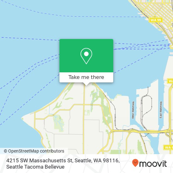 4215 SW Massachusetts St, Seattle, WA 98116 map