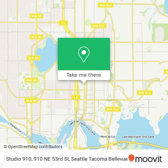 Studio 910, 910 NE 53rd St map