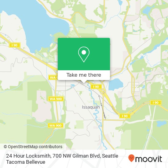 24 Hour Locksmith, 700 NW Gilman Blvd map