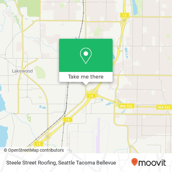 Steele Street Roofing map