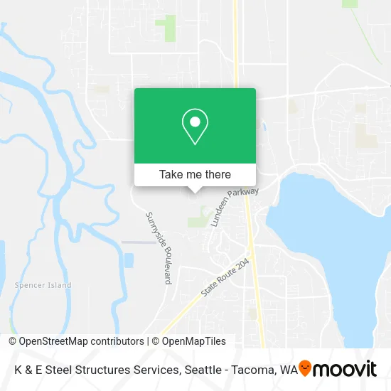 Mapa de K & E Steel Structures Services