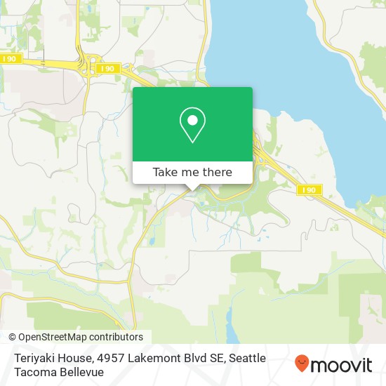 Mapa de Teriyaki House, 4957 Lakemont Blvd SE