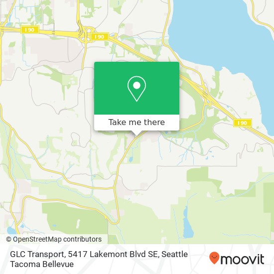 GLC Transport, 5417 Lakemont Blvd SE map