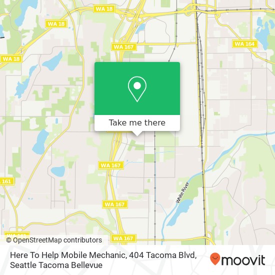 Here To Help Mobile Mechanic, 404 Tacoma Blvd map