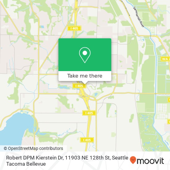Mapa de Robert DPM Kierstein Dr, 11903 NE 128th St