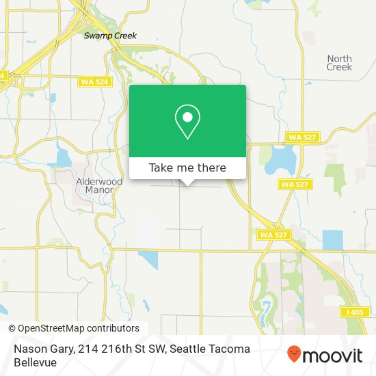 Nason Gary, 214 216th St SW map